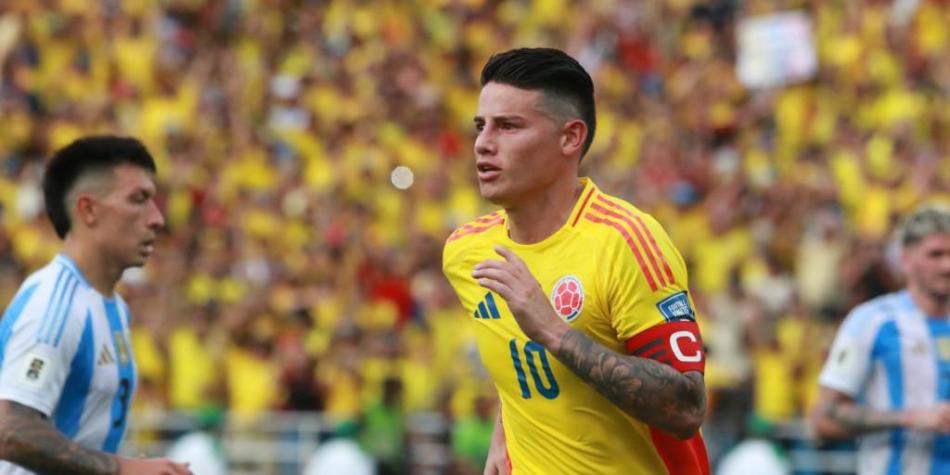 James, Colombia vs Argentina
