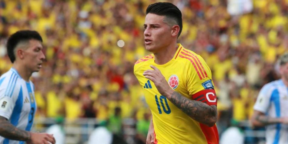 James, Colombia vs Argentina