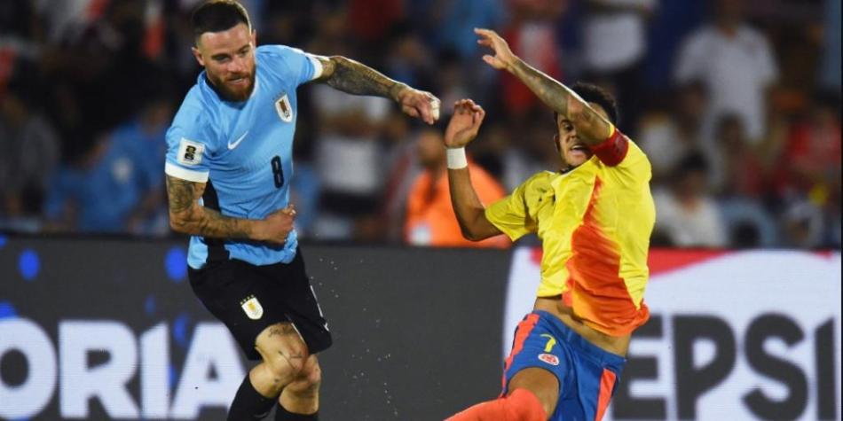 Díaz, Uruguay vs Colombia