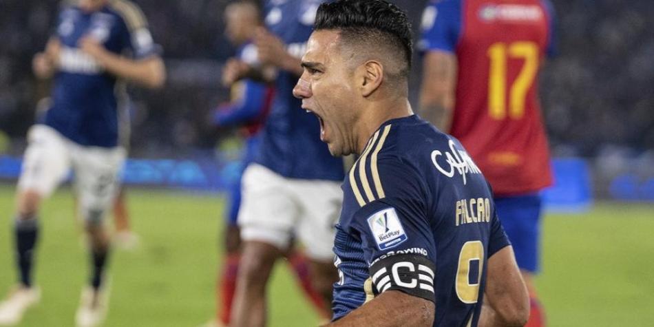 Falcao García en Millonarios vs Pasto | Liga II-2024