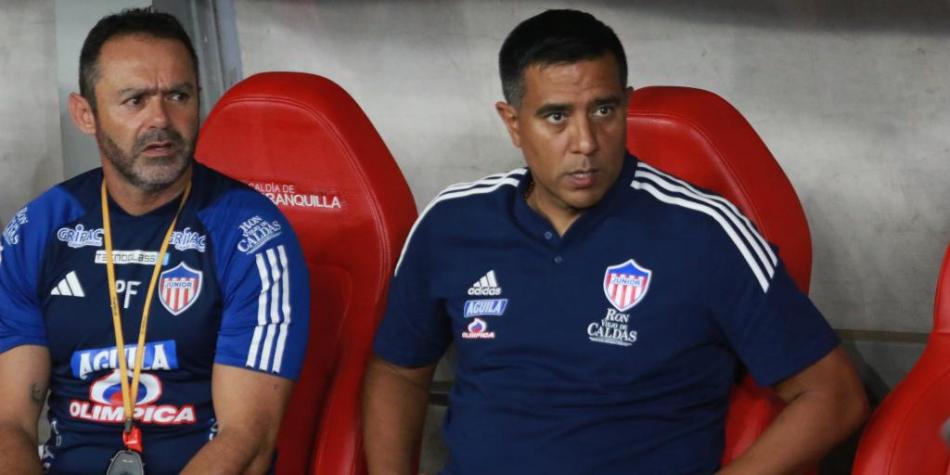 César Farías, técnico de Atlético Junior.