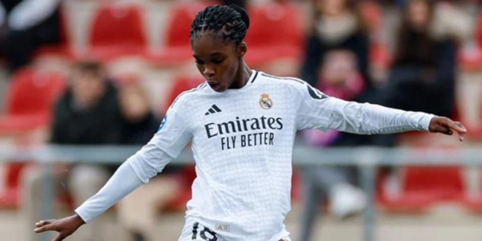 Linda Caicedo con Real Madrid