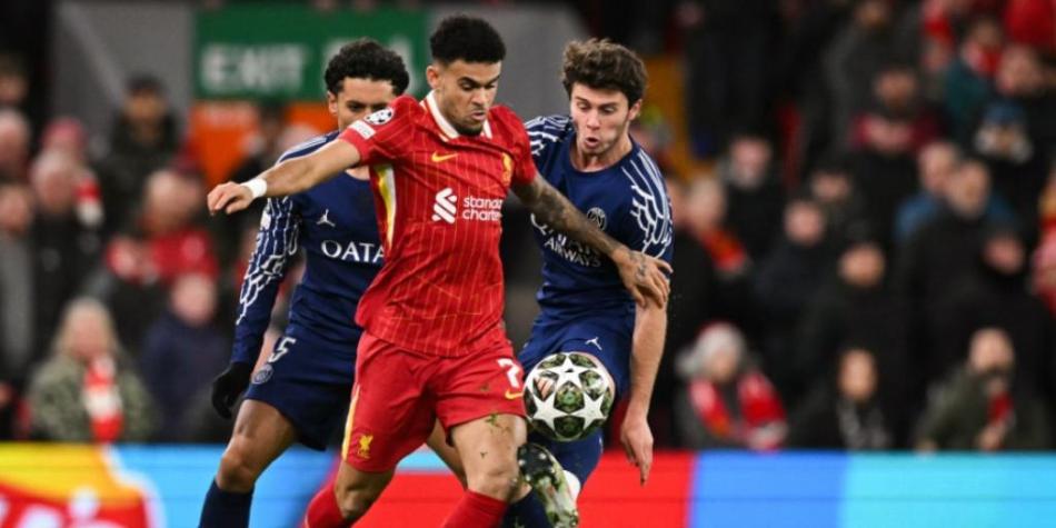 Luis Díaz, Liverpool vs PSG