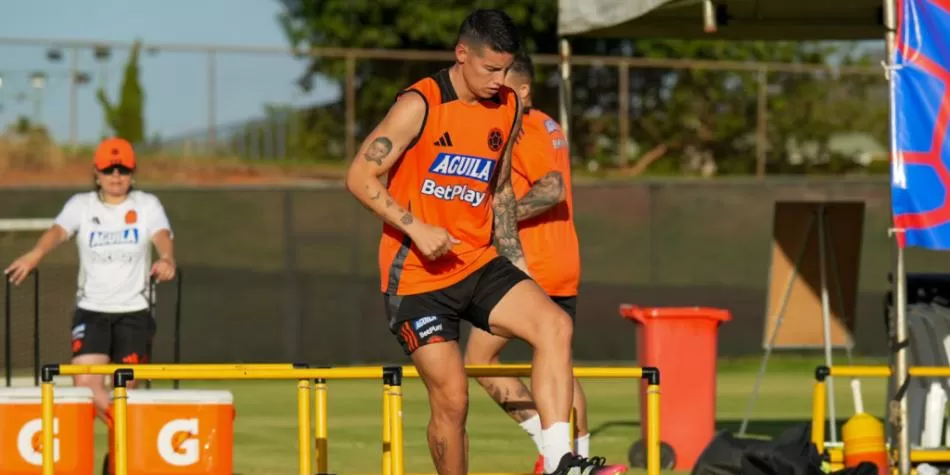 James Rodríguez entrenamiento