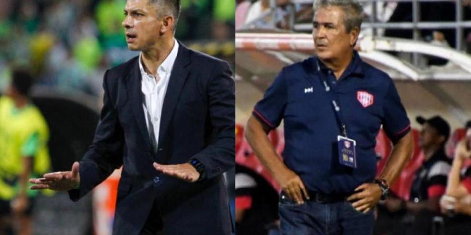 Gustavo Florentín y Jorge Luis Pinto