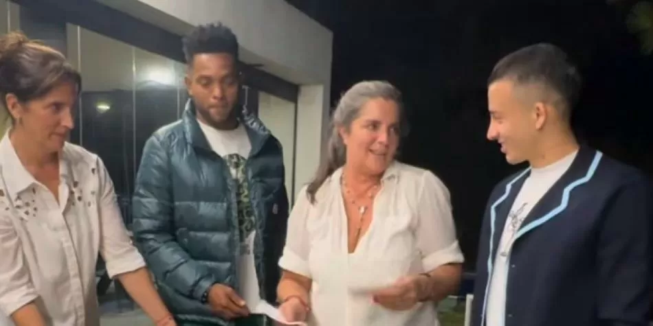 Miguel Borja y Kevin Castaño
