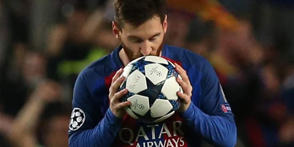 Lionel Messi marc&oacute; un tanto con el Barcelona contra el PSG.