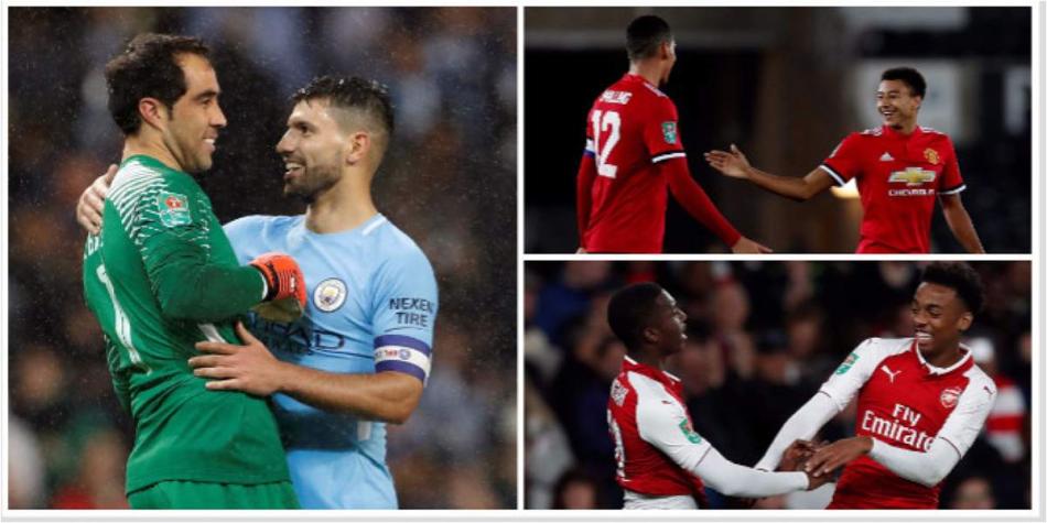 Una de las figuras en el Manchester City fue Claudio Bravo, atajó dos penaltis para su equipo.