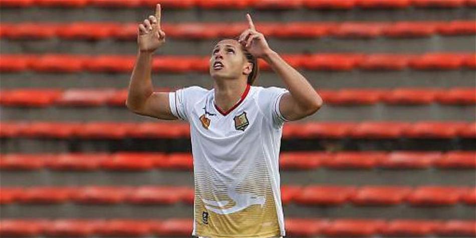 Agustín Vuletich, delantero de Rionegro Águilas, sumó 8 goles en Liga II. Foto: GUILLERMO OSSA/ELTIEMPO.