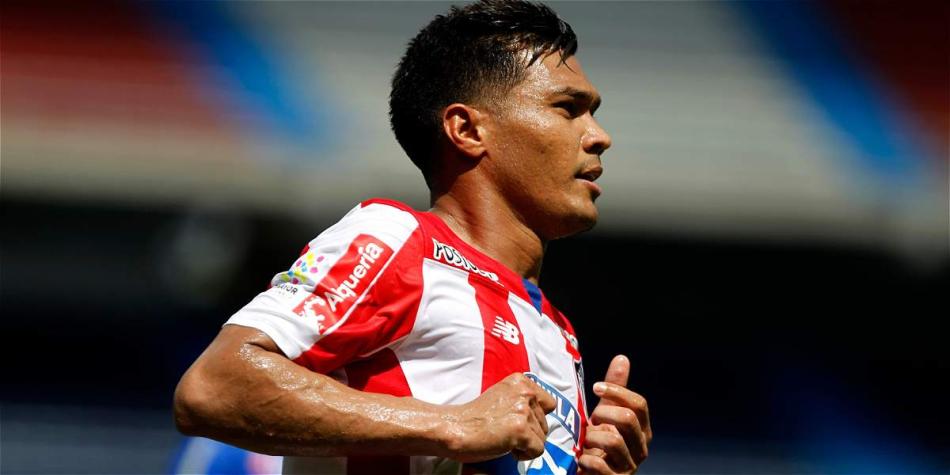 Atacante del Junior de Barranquilla.