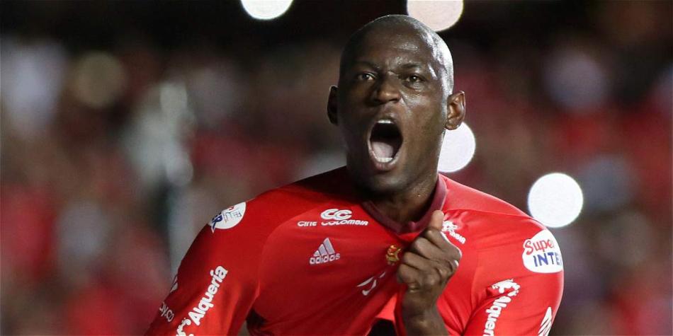 Martínez Borja anotó el gol del América en la derrota 1-2 frente a Millonarios.