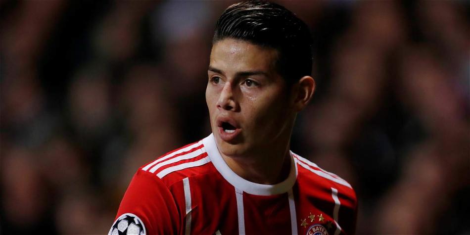 James Rodríguez, volante colombiano.