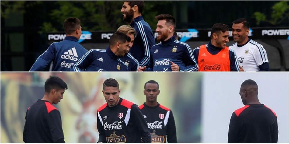Argentina y Perú se enfrentan este jueves en la Eliminatoria.