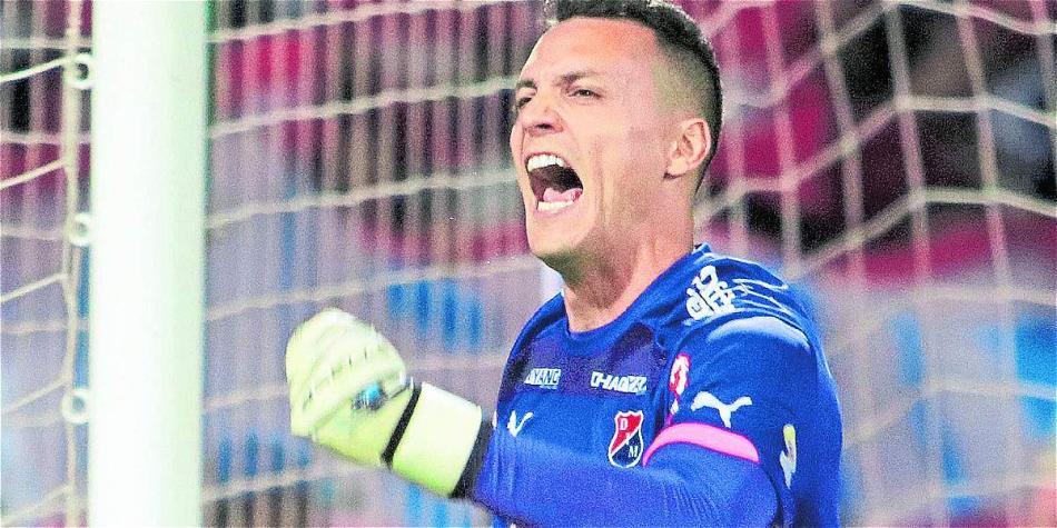 El arquero del Medellín palpita el clásico.