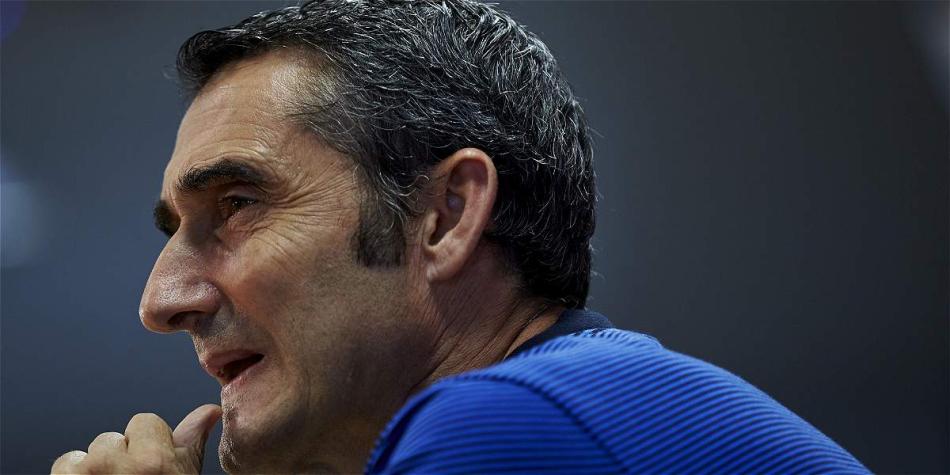 Ernesto Valverde, entrenador del barcelona.