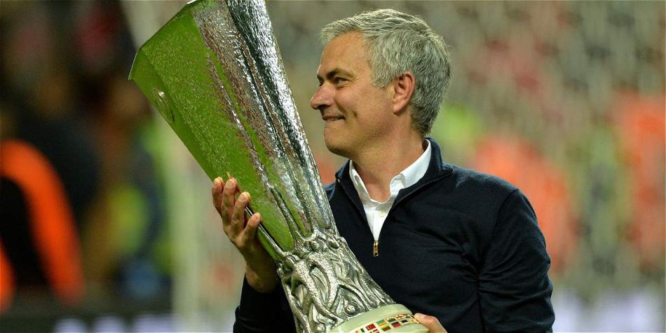 José Mourinho, entrenador del Manchester United.