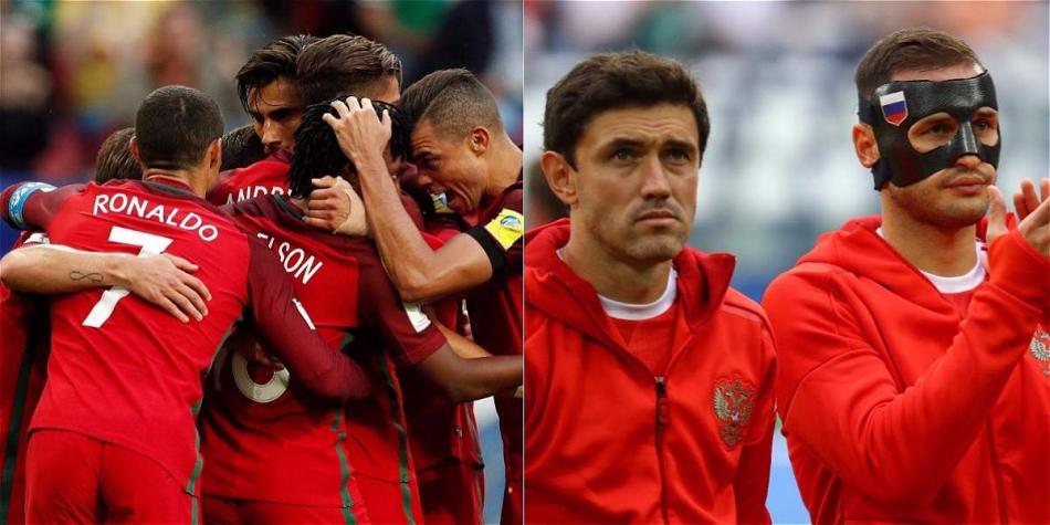 Rusia vs. Portugal partido decisivo de la segunda jornada del grupo A.