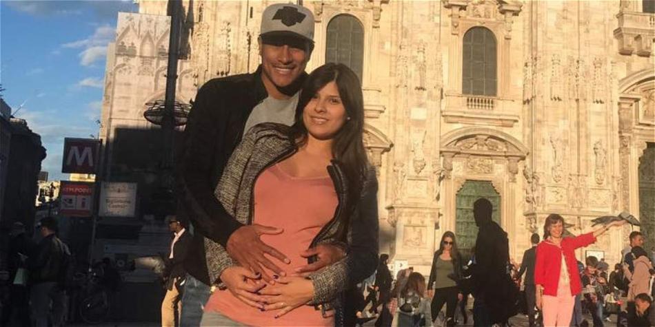 Jeison Murillo la enamoró y ya se casaron en Cali.