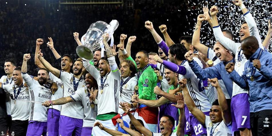 Así celebraron este sábado los jugadores de Real Madrid.