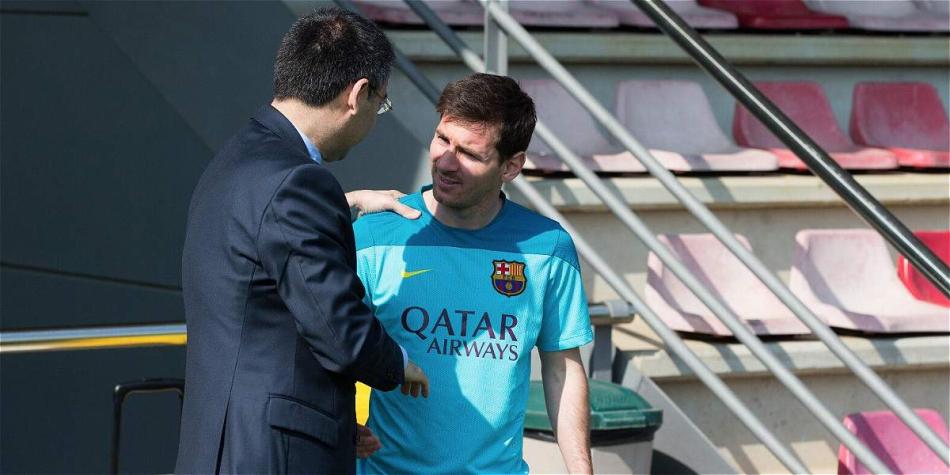 El rpesidente, Josep Bartomeu, confirmó que el 10 sigue hasta 2021