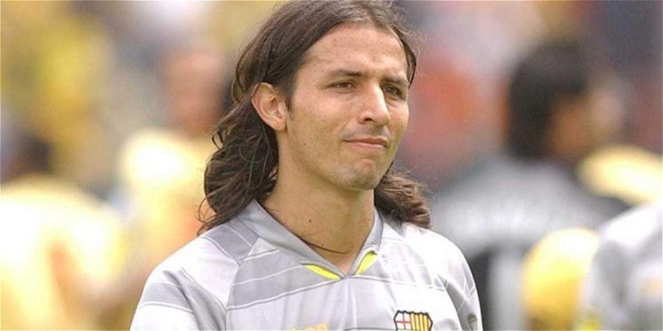 Elkin Soto, cuando jugó con Barcelona, de Ecuador, en el 2005.