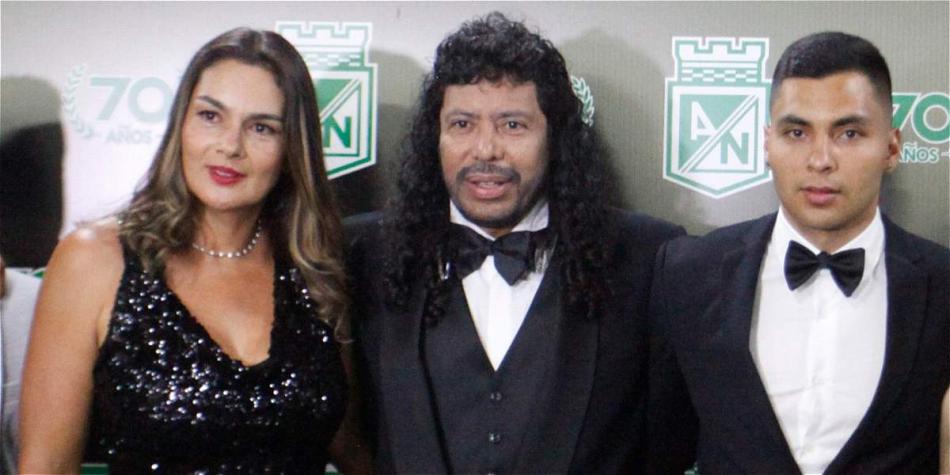René Higuita, a su llegada a la ceremonia oficial.