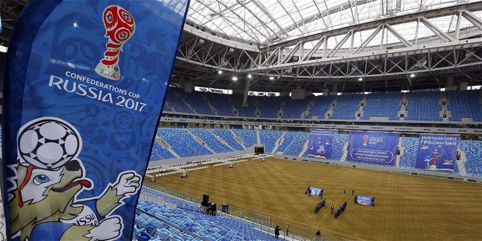 Estadios de primer nivel preparó Rusia para los eventos futbolísticos de los próximos meses.
