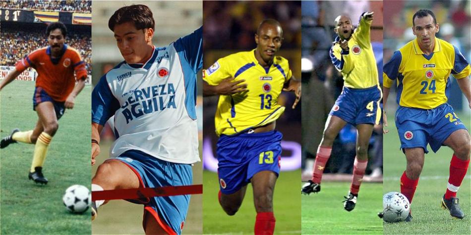 Los cinco exfutbolistas vivieron su experiencia en la Selección nacional.