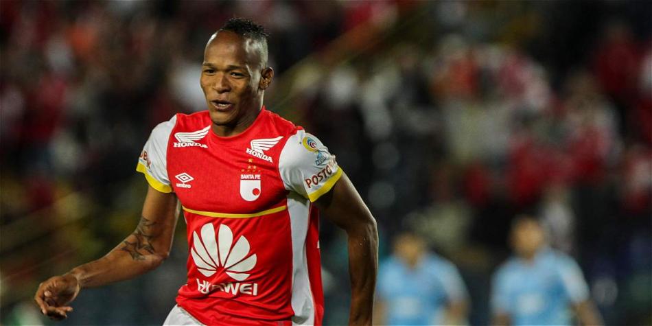Luis Quiñones jugó el último tiempo con Santa Fe.