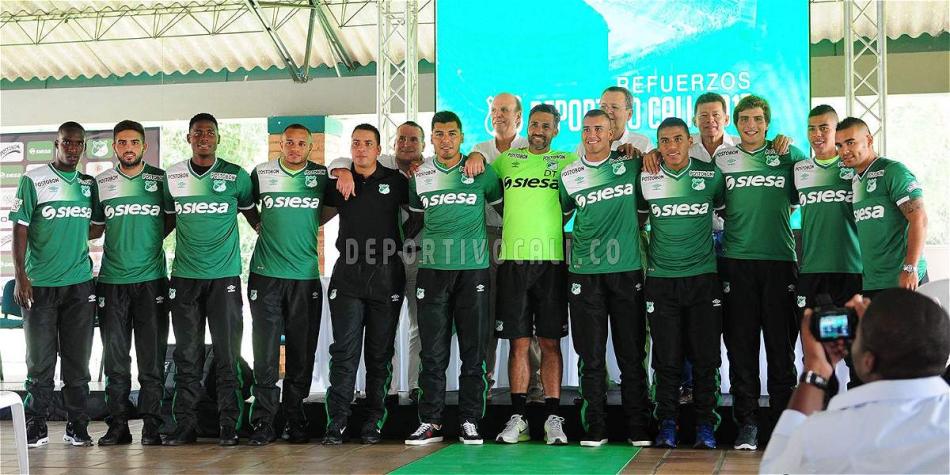 Jugadores y cuerpo técnico estuvieron en la presentación de las caras nuevas del Cali 2017.