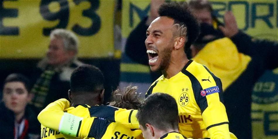 El gabonés Pierre-Emerick Aubameyang, héroe del cuadro alemán.