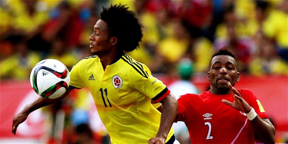Cuadrado (izq.) ha jugado 45 partidos con la Selección y ha anotado 5 goles.
