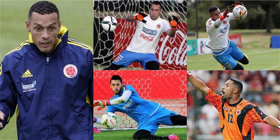 Breiner Castillo (izq.) analizó el presente de los arqueros de la Selección Colombia.