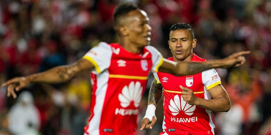 Morelo y Quiñones, la pareja de ataque de los albirrojos.