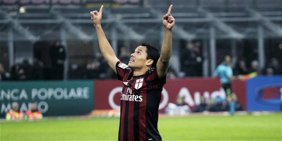 Carlos Bacca, delantero colombiano y figura de Milan.
