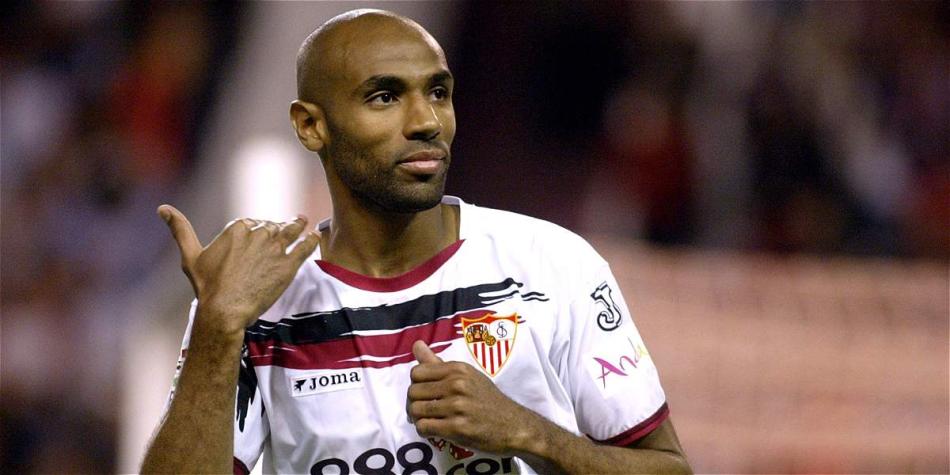 Kanouté cuando jugaba para el Sevilla.