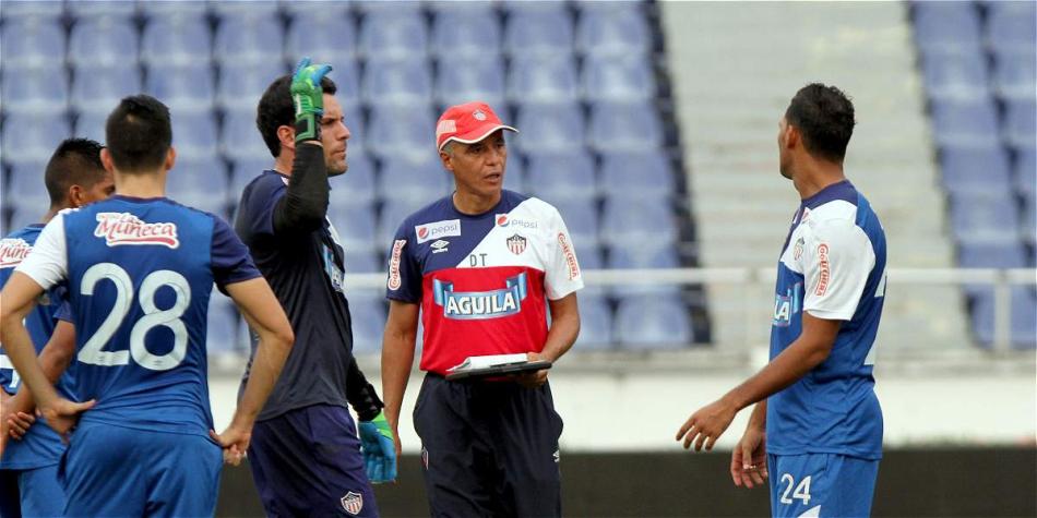 Práctica de Junior previa al partido contra Nacional.