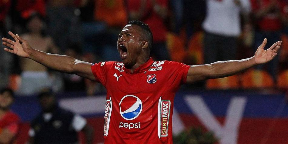 Fabio Burbano, en el festejo de su gol frente a Cortuluá.