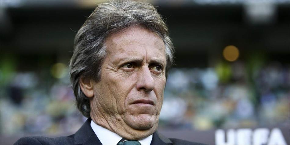 Jorge Jesús, entrenador de Sporting, de Portugal.