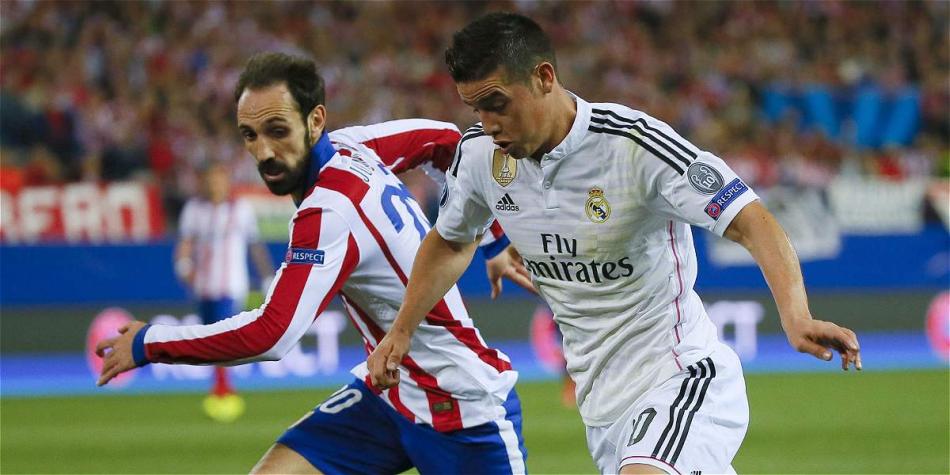 James solo ha ganado un clásico madrileño, pero fue en la Champions. También ha enfrentando al Atlético en Supercopa de España y Copa del Rey.