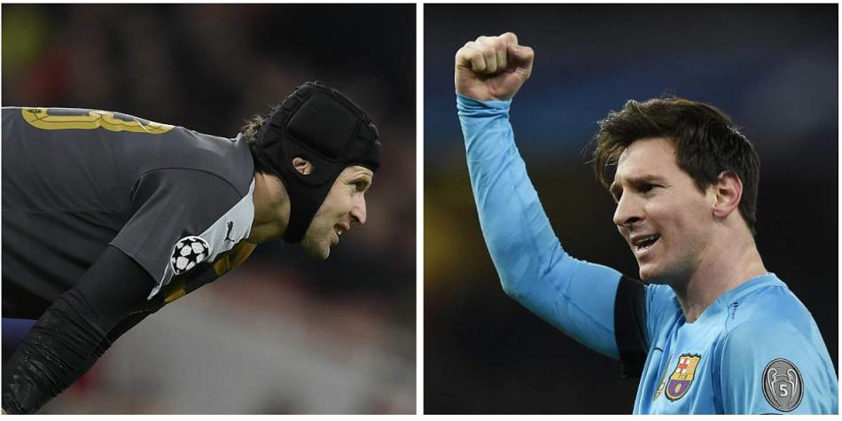 Messi y Cech se habían enfrentado por primera vez hace 10 años.
