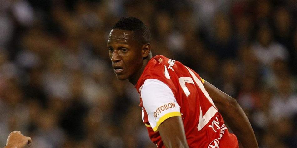 Yerry Mina, jugador de Independiente Santa Fe.