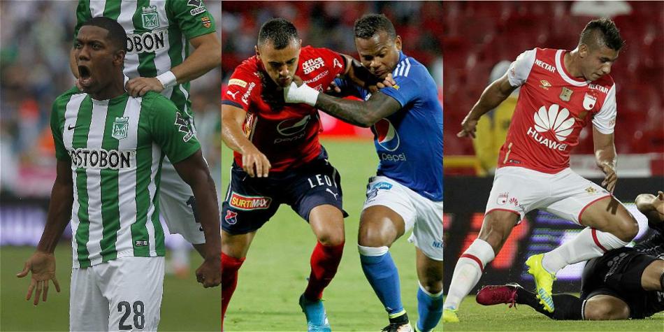 Medellín, Nacional, Millonarios y Santa Fe, terminaron la fase del todos contra todos de la Liga en los cuatro primeros lugares de la tabla.