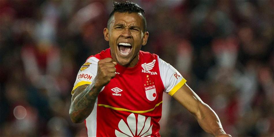 Wilson Morelo es el goleador de Santa Fe en la Copa: tiene 5 tantos.