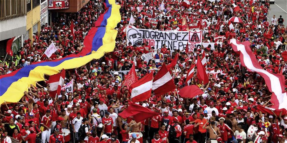 América de Cali es uno de los equipos con más hinchas en Colombia.