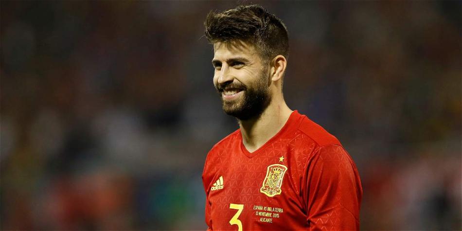 Gerard Piqué, jugador de la seleccion española y Barcelona.