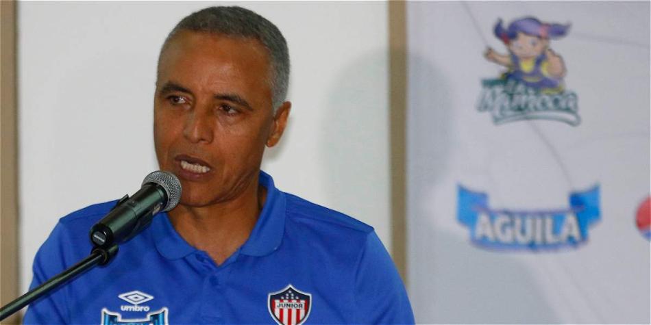 Alexis Mendoza, técnico del Junior de Barranquilla.