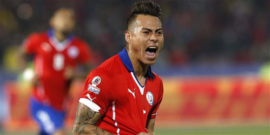 Eduardo Vargas, futbolista chileno.