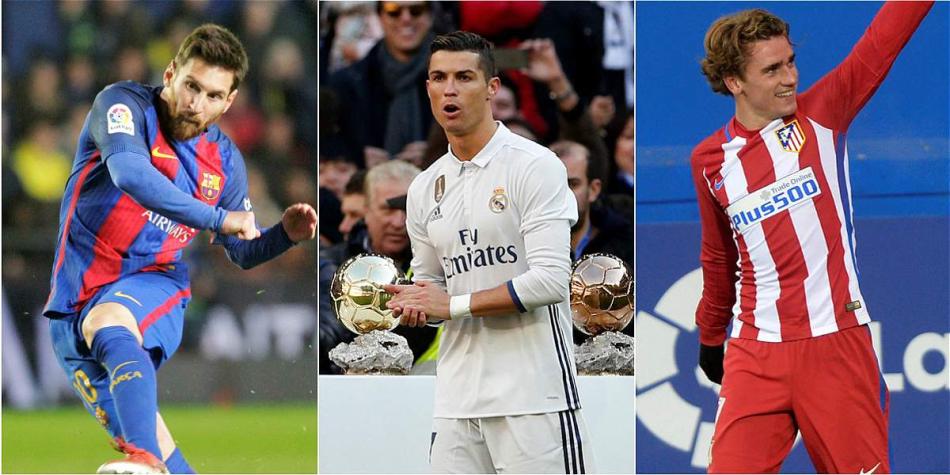 Los tres jugadores están en la Liga de España.
