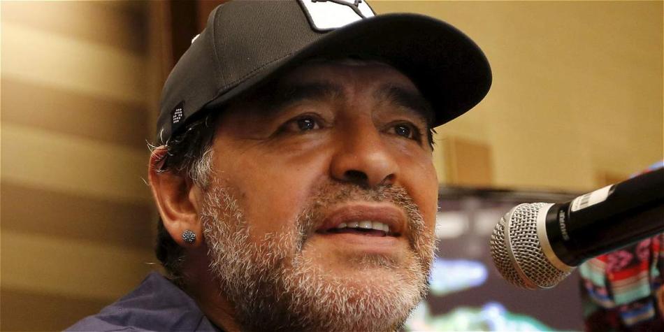 Diego Maradona, exjugador de Boca Juniors.